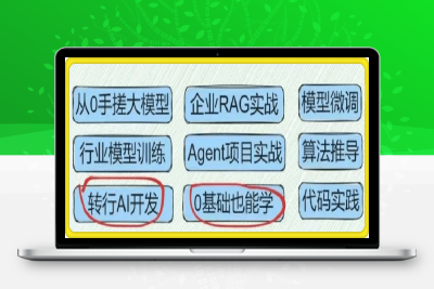 龙哥AI大模型应用开发 ?模型训练-RAG-Agent-AI项目实战-行业落地课-云创库