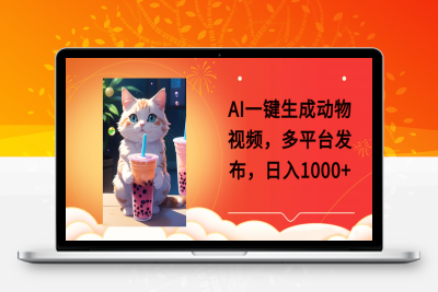 AI一键生成动物搞笑视频，多平台发布，轻松破千万播放-云创库